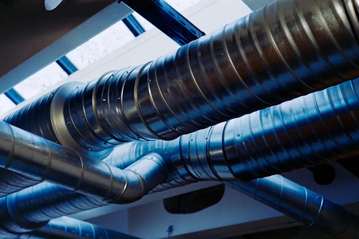 Система вентиляции с дифференциальным воздушным давлением HVAC в контролируемом помещении чистого класса