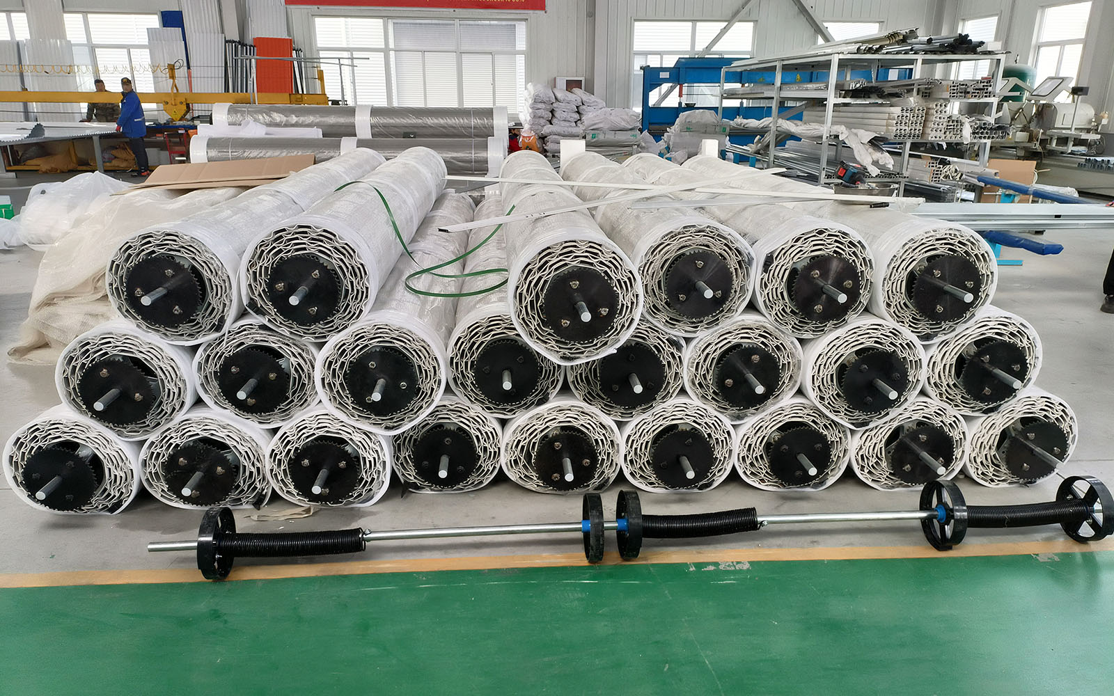 Door panel manufacturing at RAX 11000 sqm factory