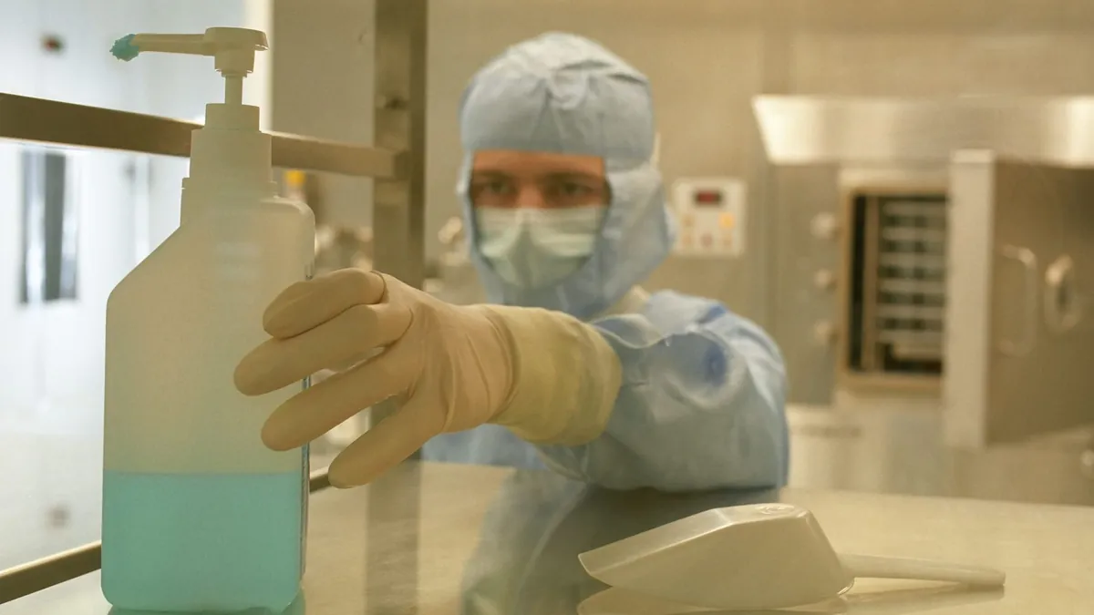 Flush-surface hermetic clean room doors for pharma and electronics